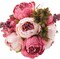 Vintage Artificial Peony Bouquet Silk Peony Flowers Fake Ponies for Wedding Bridal Home Décor Floral Centerpiece Arrangement Wedding Bouquet